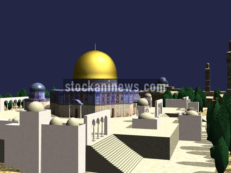 JERUSALEM TEMPLE MOUNT DOME OF THE ROCK