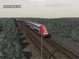 accident de Zoufftgen en lorraine, collision de trains
